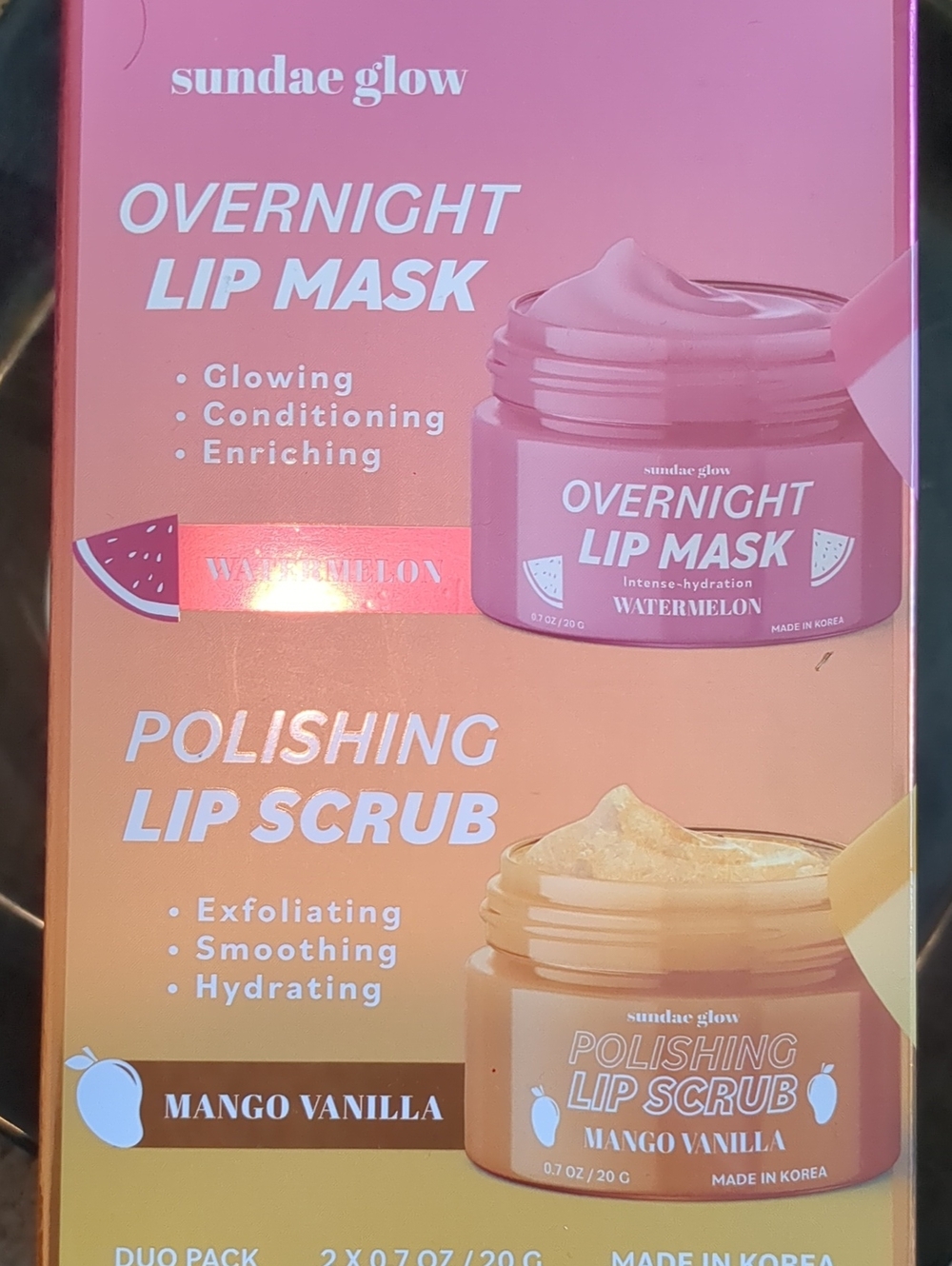 Overnight Lip Mask/Polishing Lip Scrub